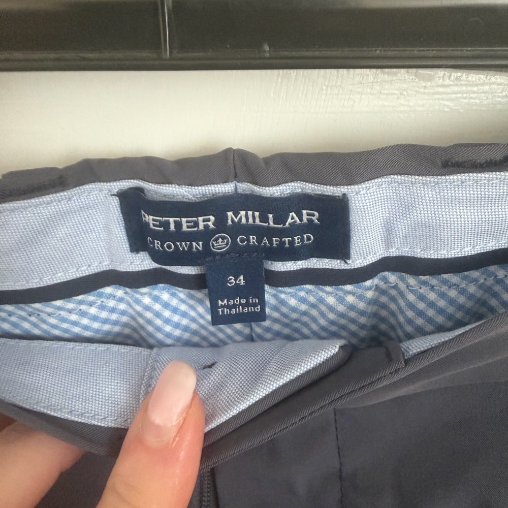 Peter Millar Slate Gray Performance Golf Shorts - image 2